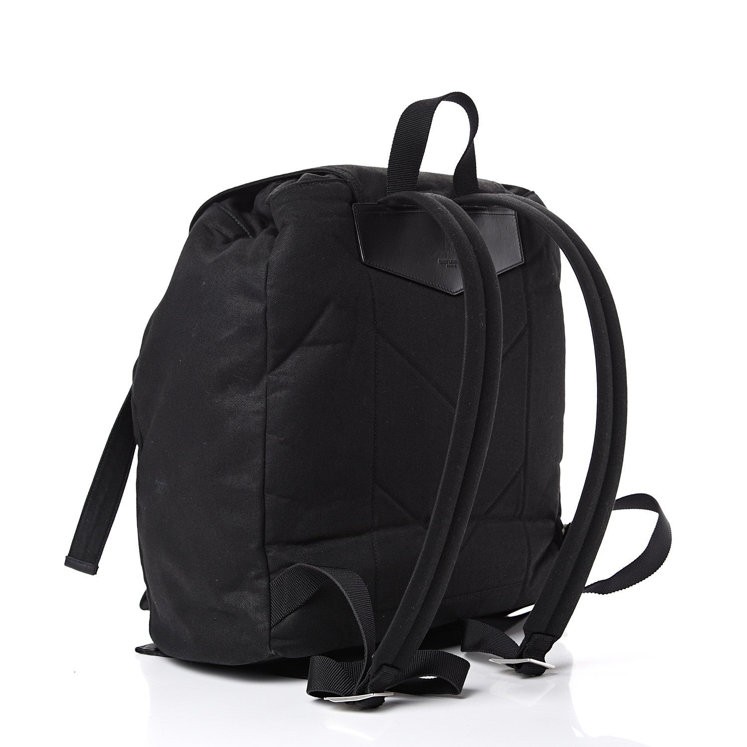 Saint Laurent Canvas Multi Patch Backpack Black 2 of 11