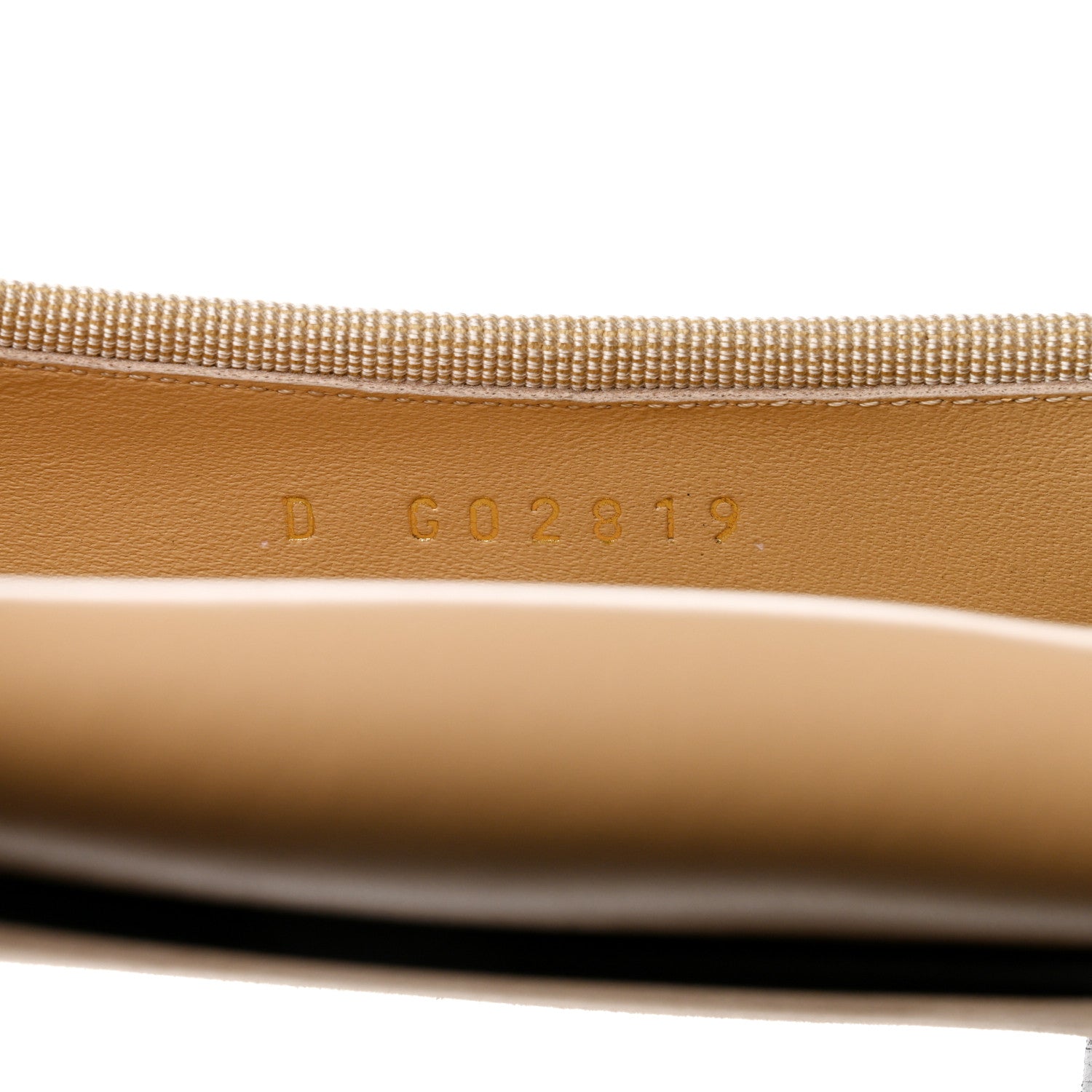 Chanel Lambskin Cap Toe CC Ballerina Flats 39.5 Beige Black 6 of 9