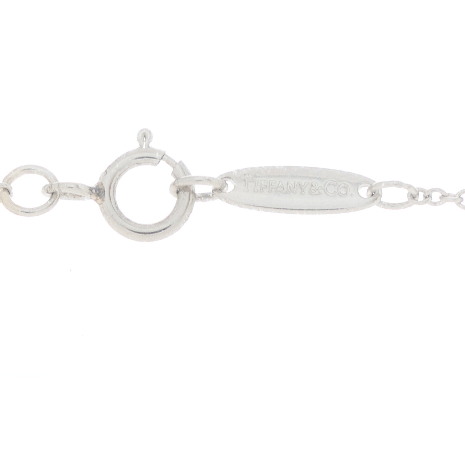 Tiffany Platinum Diamond Etoile Ball Pendant Necklace 3 of 6