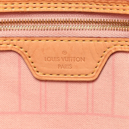 Louis Vuitton Damier Azur Neo Neverfull GM Rose Ballerine 8 of 16
