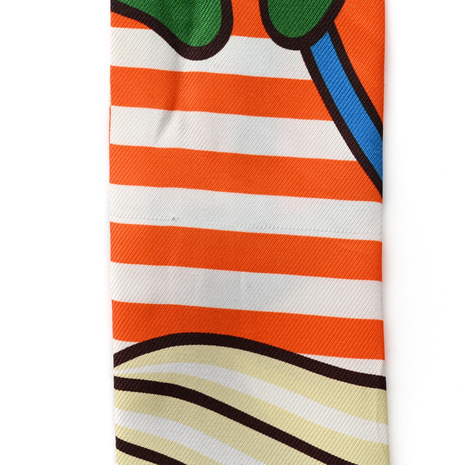 Hermes Twilly Scarf Orange Multicolor 7 of 17