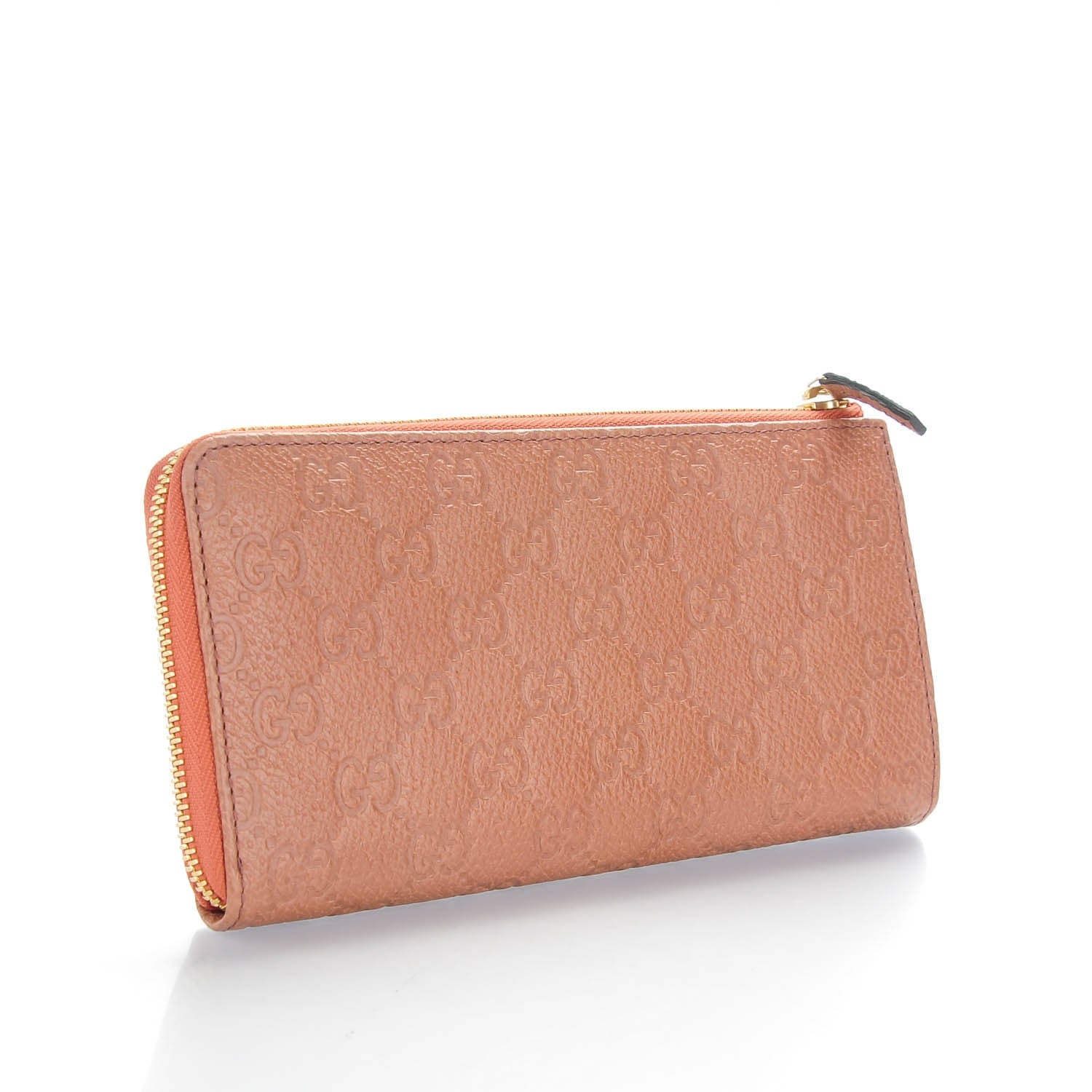 Gucci Guccissima Donna Long Wallet Camelia 3 of 7