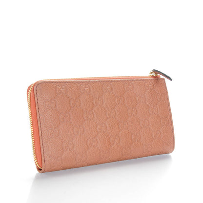 Gucci Guccissima Donna Long Wallet Camelia 3 of 7