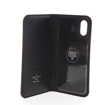 Louis Vuitton Monogram Eclipse iPhone X/XS Folio Case 4 of 5