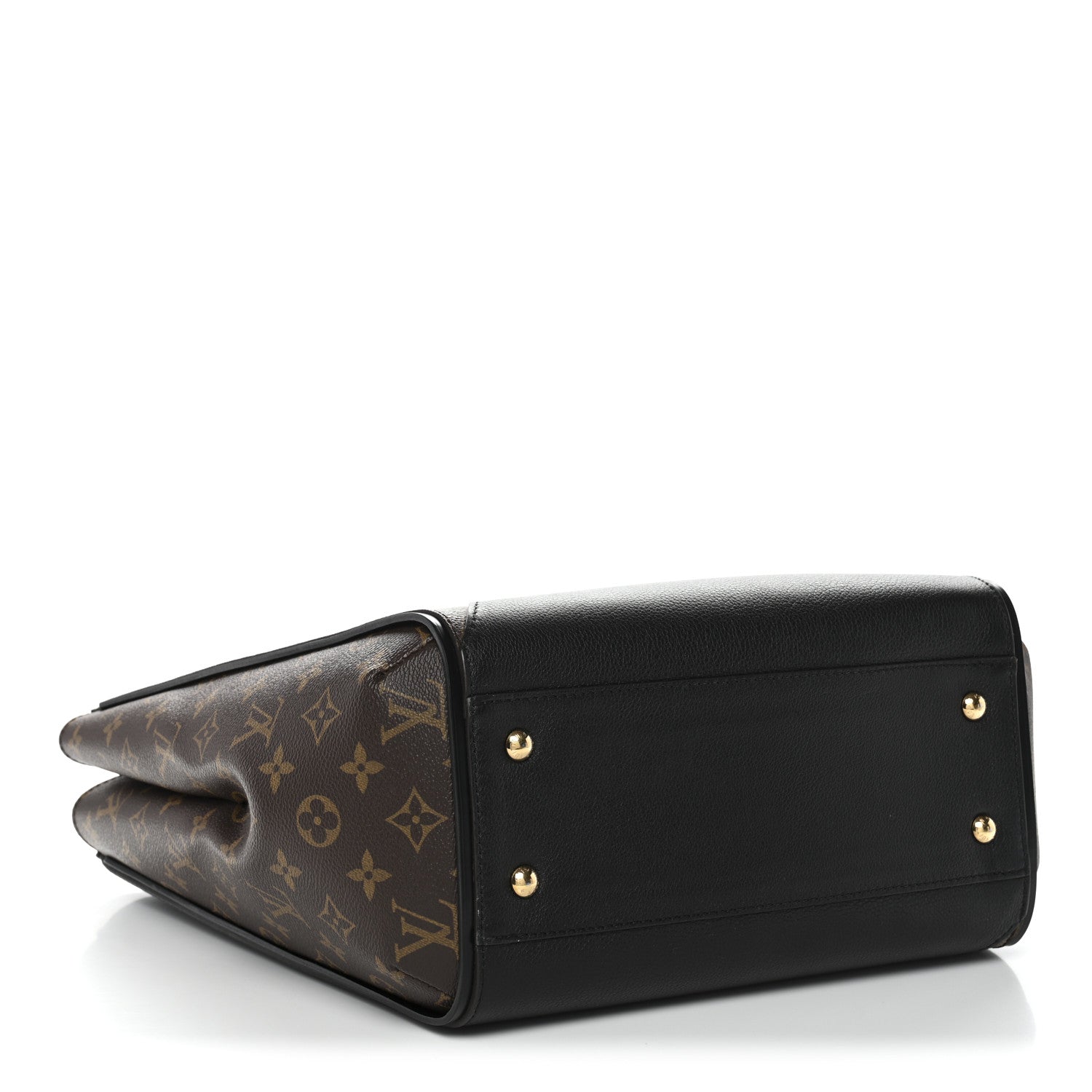 Louis Vuitton Calfskin Monogram Kimono Tote Black 4 of 9