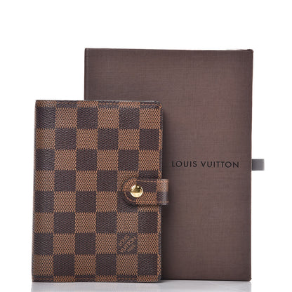Louis Vuitton Damier Ebene Small Ring Agenda Cover 8 of 8