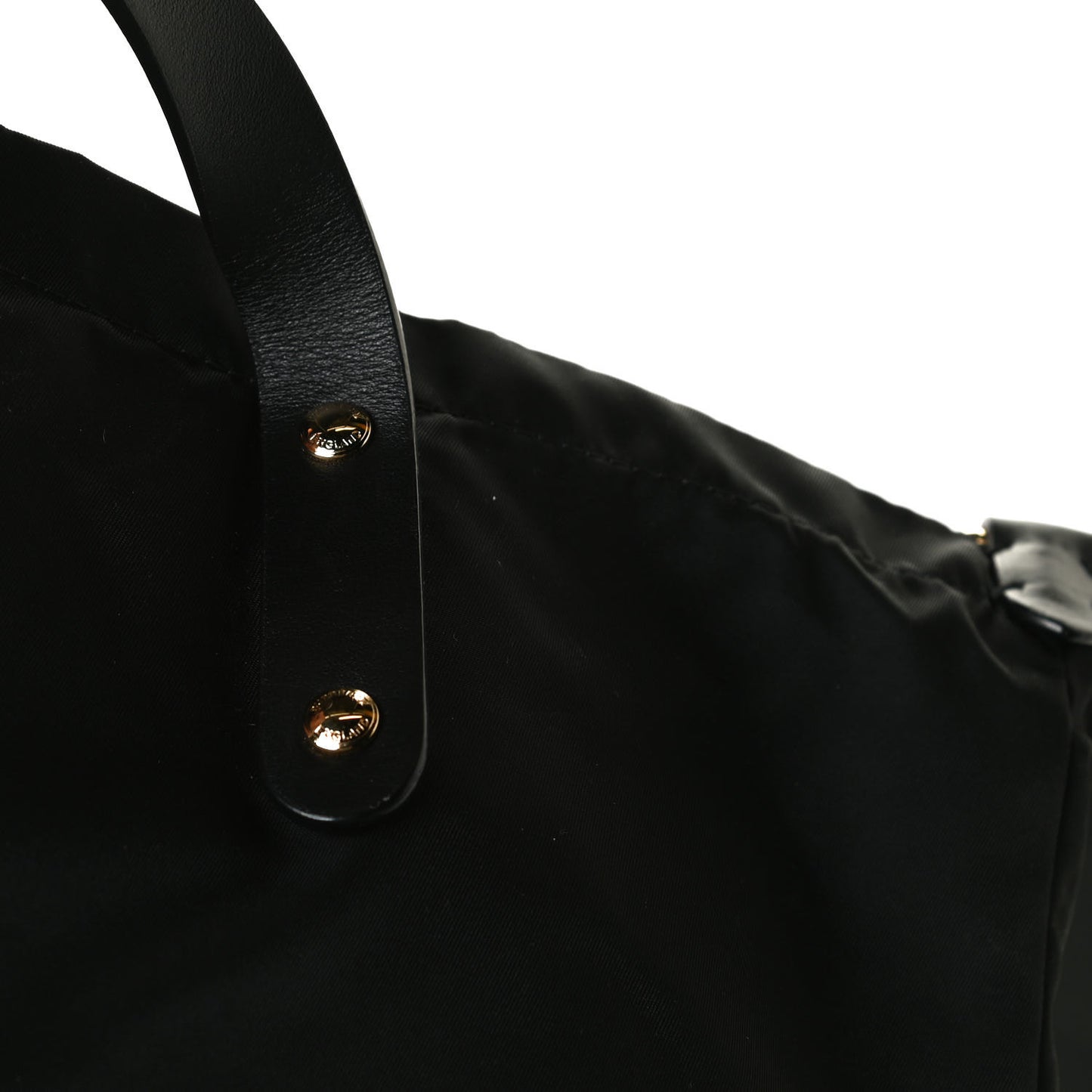 Nylon London England Print Logo Flat Tote Black
