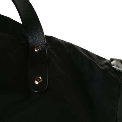 Burberry Nylon London England Print Logo Flat Tote Black 12 of 13