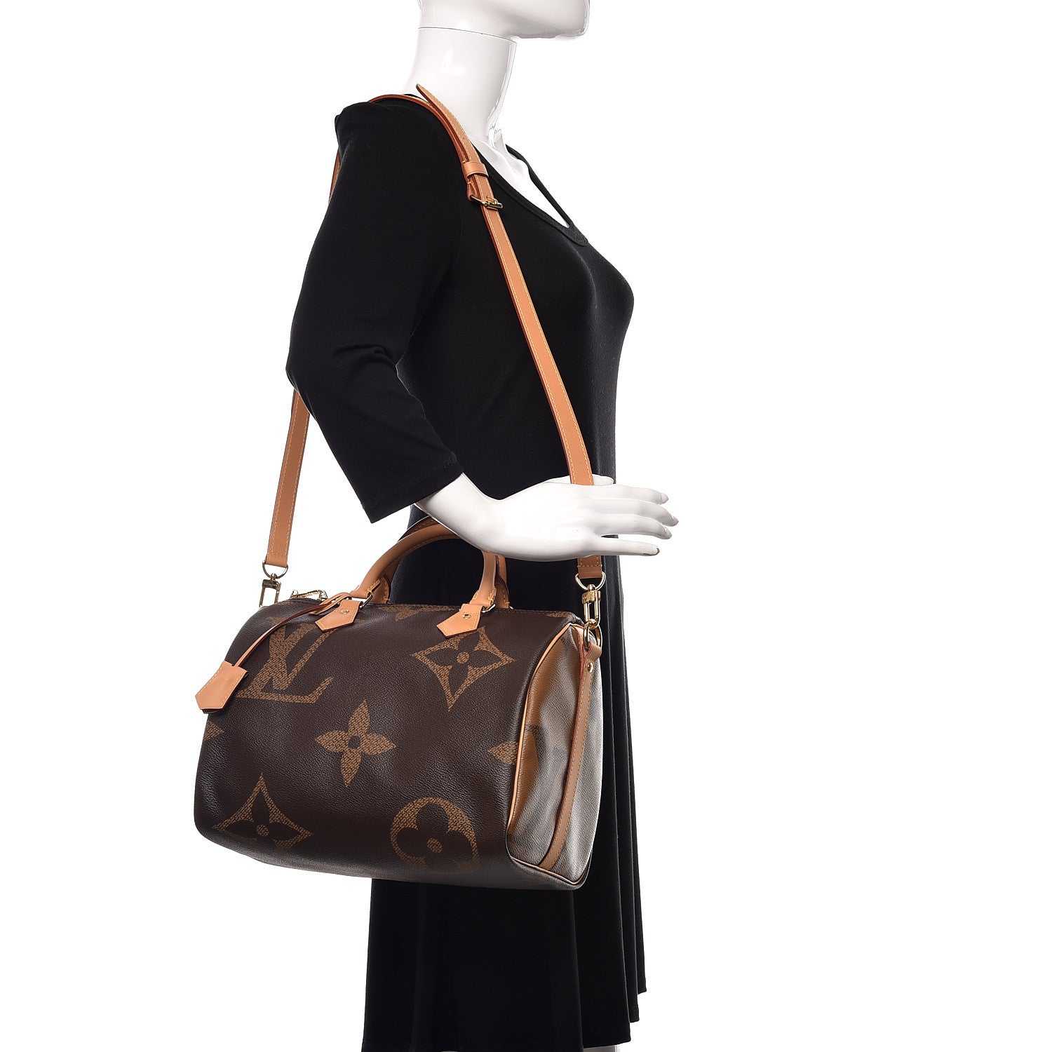 Louis Vuitton Reverse Monogram Giant Speedy Bandouliere 30 2 of 12