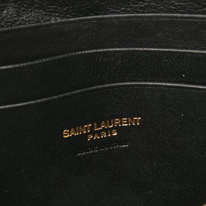 Saint Laurent Grain De Poudre Matelasse Monogram Mini Lou Camera Bag Dark Natural 5 of 11