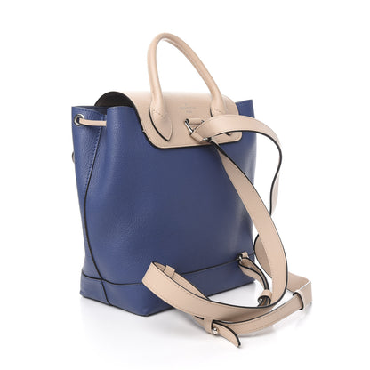 Louis Vuitton Calfskin Lockme Backpack Denim 2 of 9