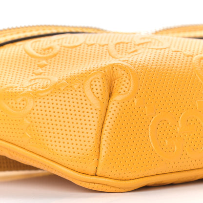 Gucci Calfskin GG Tennis Embossed Belt Bag Crop 9 of 10