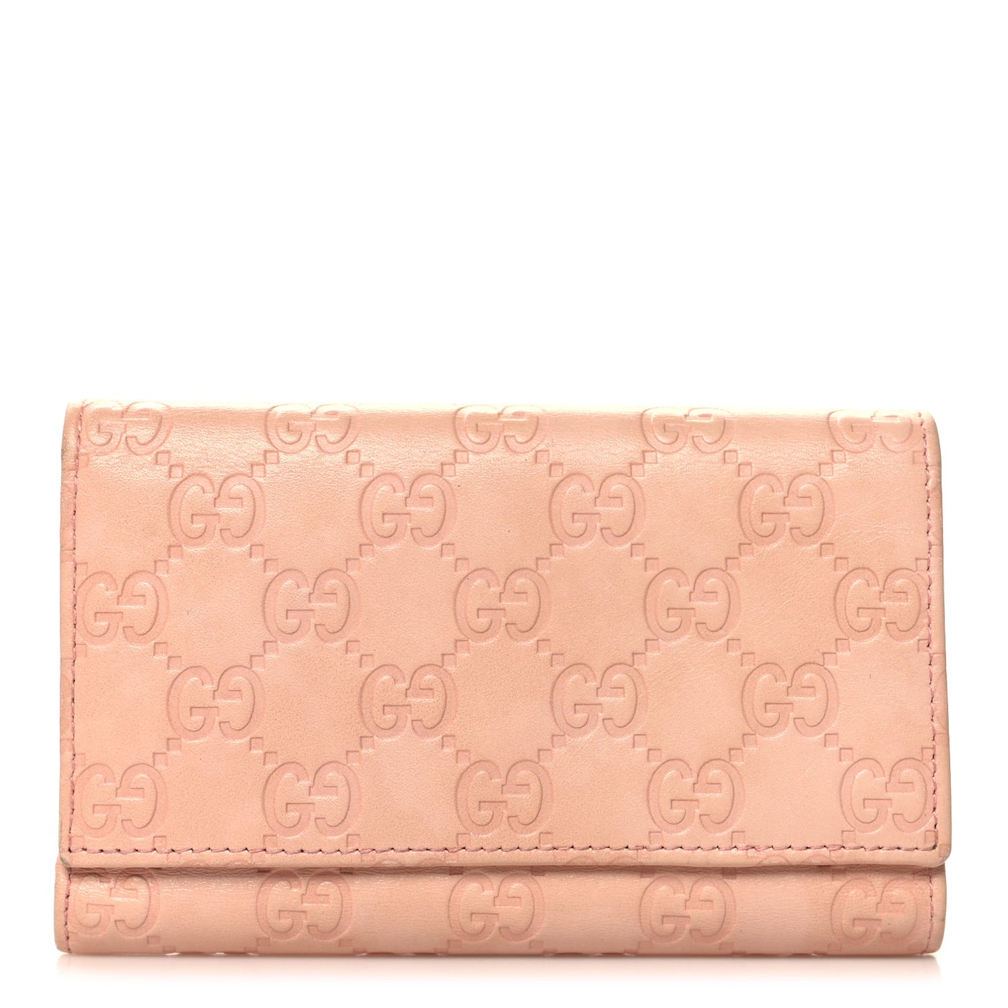 Guccissima Continental Flap Wallet Pink