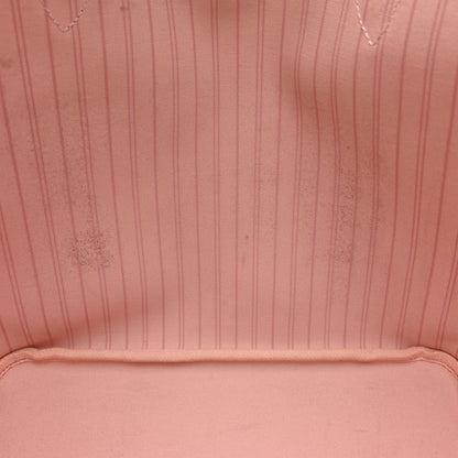 Louis Vuitton Damier Azur Neo Neverfull MM Rose Ballerine 13 of 21