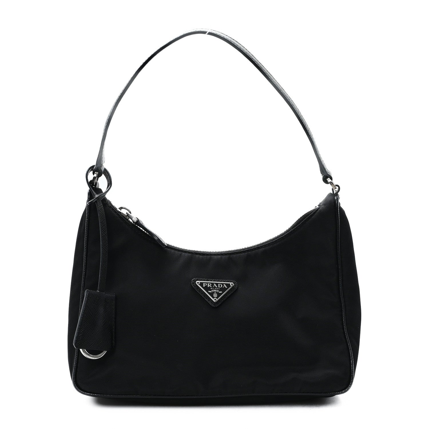 Prada Tessuto Nylon Saffiano Mini Re-Edition 2005 Bag Black 1 of 11
