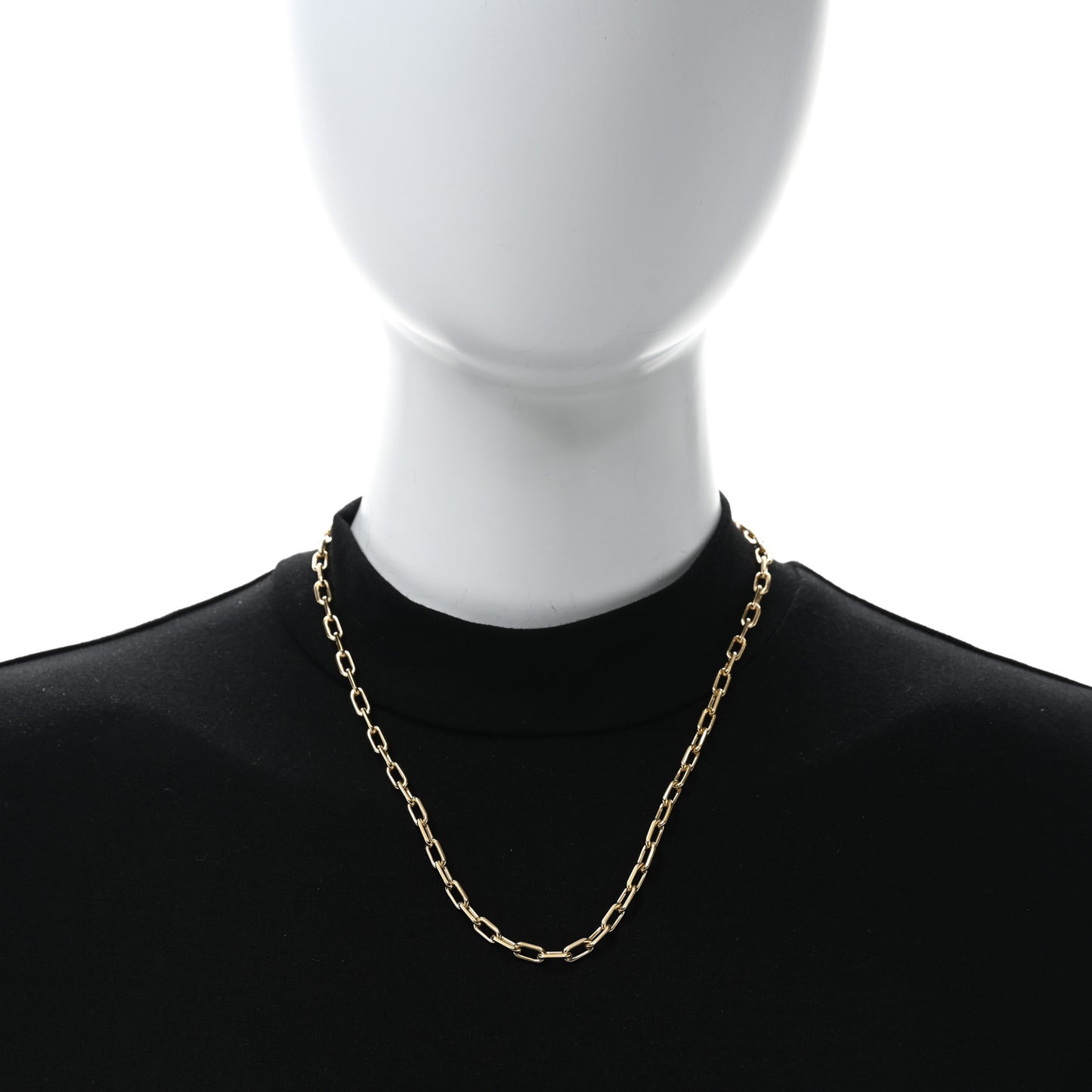 18K Yellow Gold 5mm Spartacus Chain Necklace