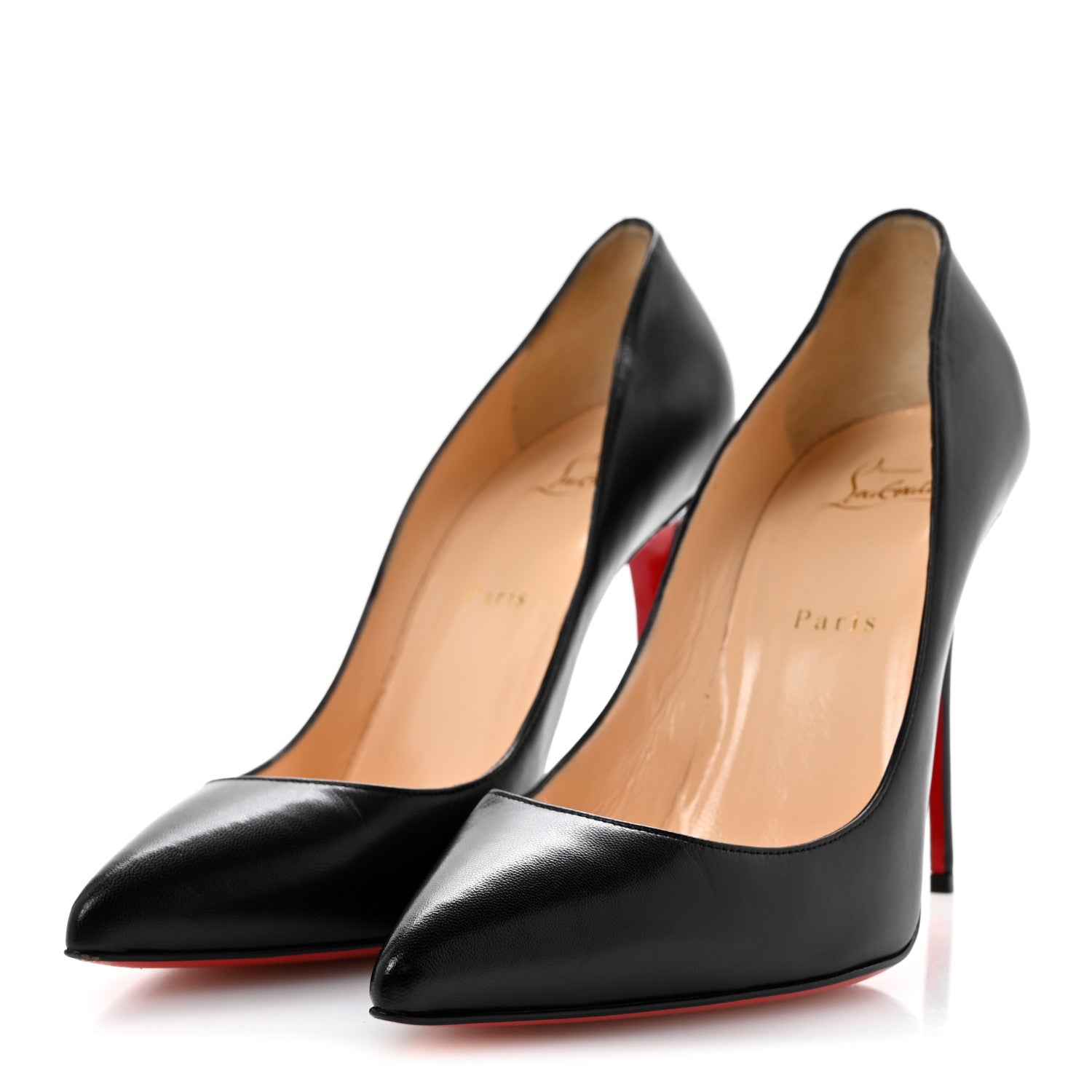 Christian Louboutin Shiny Nappa Pigalle Follies 100 Pumps 40 Black 4 of 8
