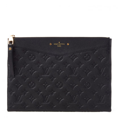 Louis Vuitton Empreinte Daily Pouch Black 1 of 8