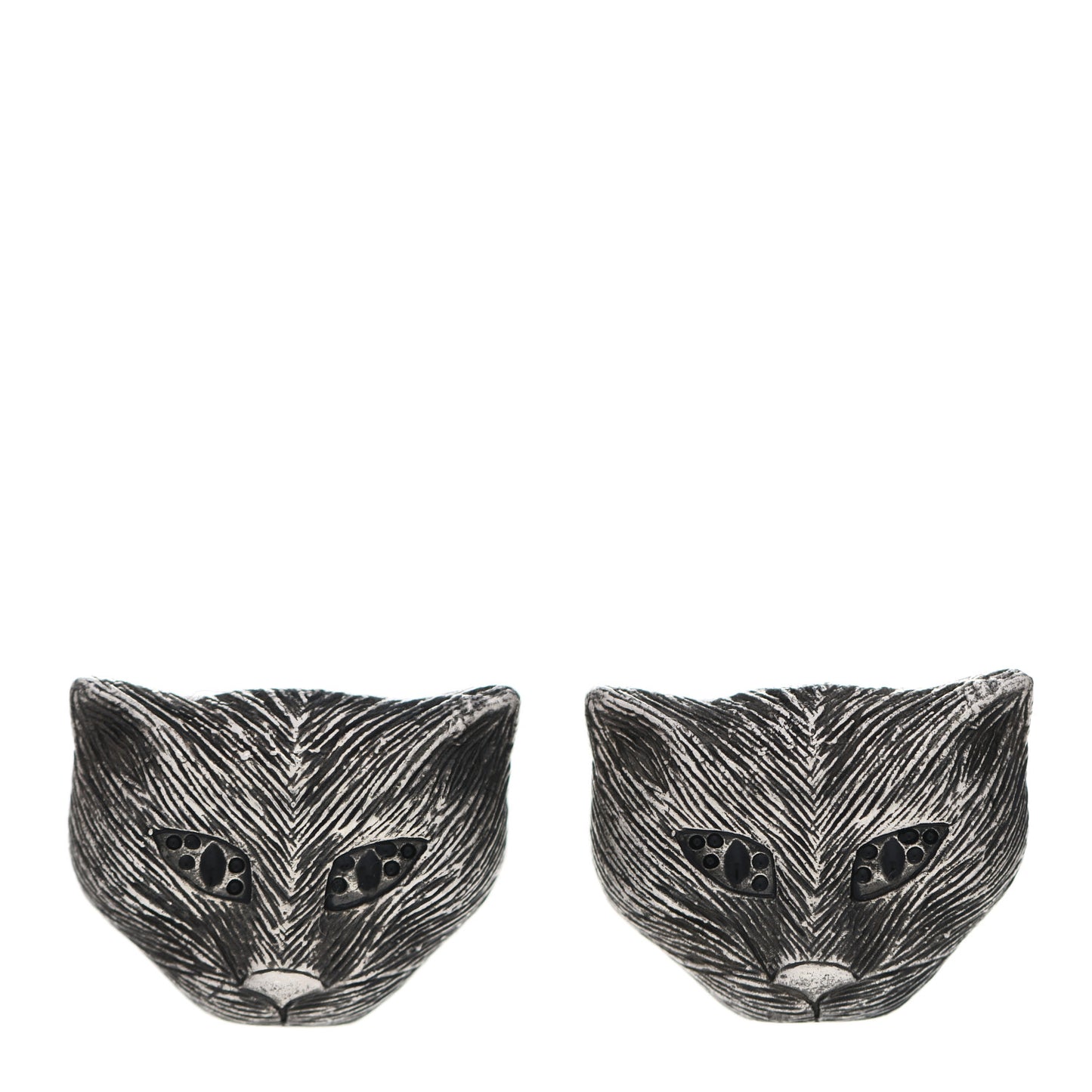 Sterling Silver Garden Cat Earrings