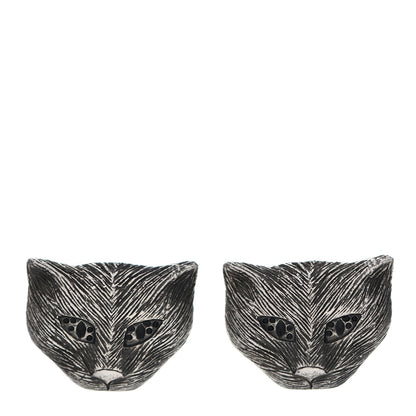 Gucci Sterling Silver Garden Cat Earrings 1 of 5