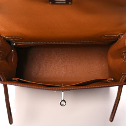 Hermes Epsom Kelly Sellier 28 Gold 17 of 38