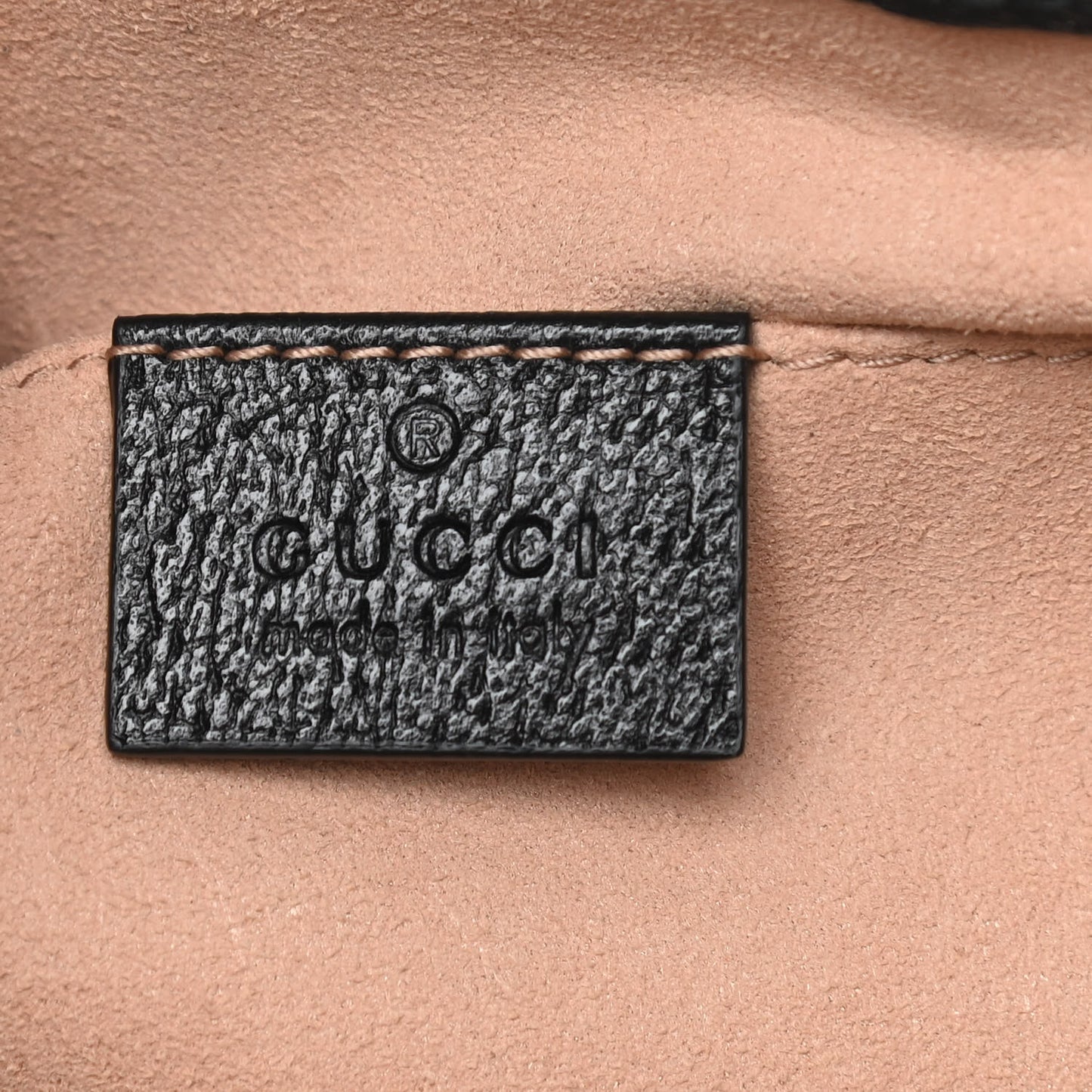 Textured Calfskin Web Small Ophidia Tote Bag Black