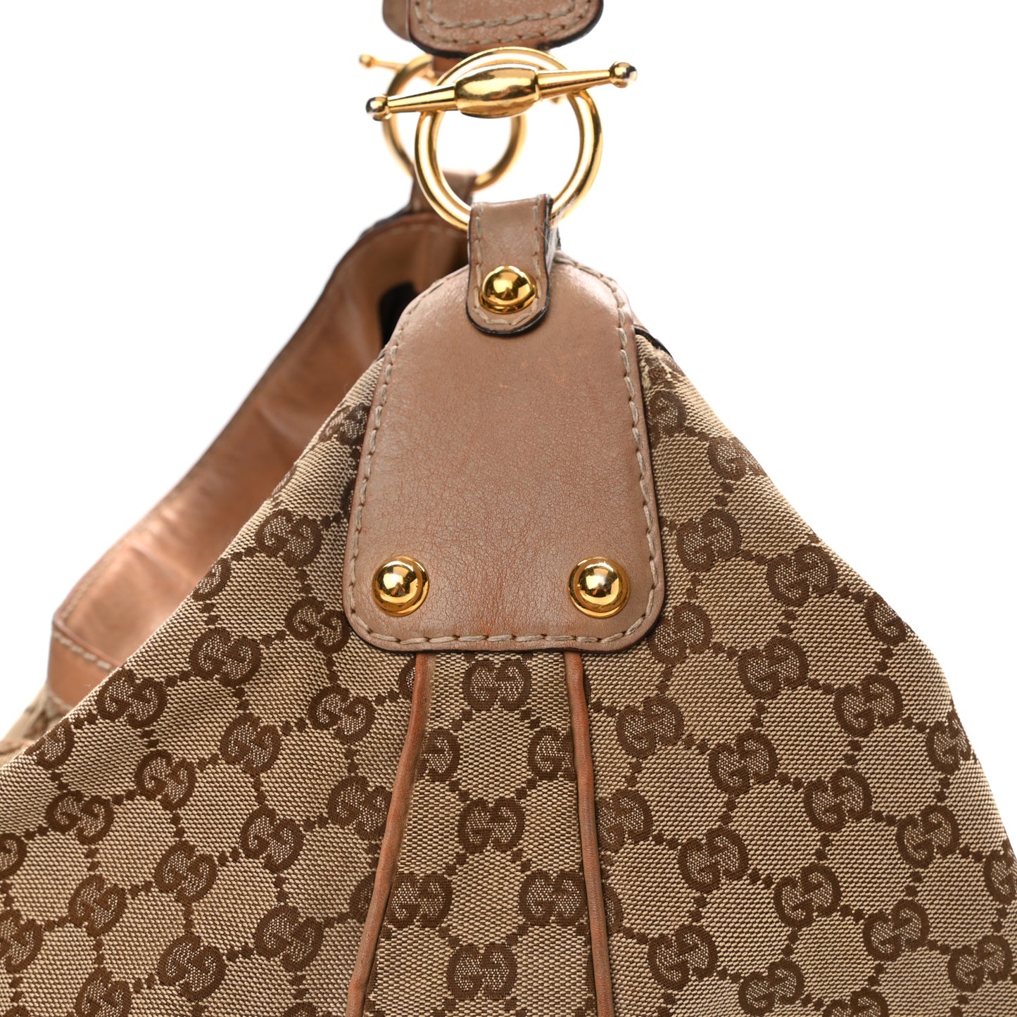Monogram Hobo Beige