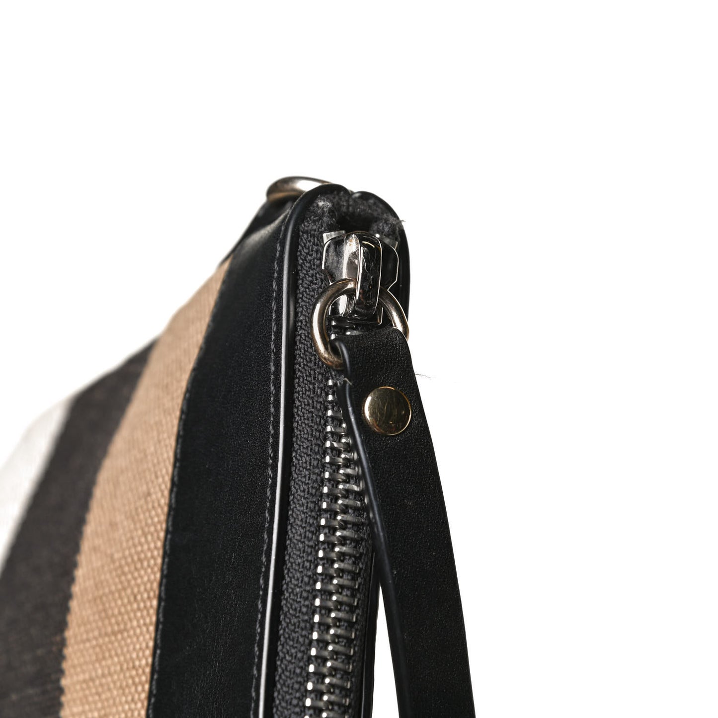 Mega Check Peyton Crossbody Clutch Bag Black