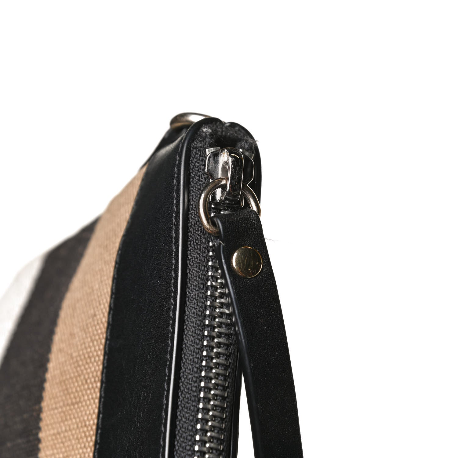 Burberry Mega Check Peyton Crossbody Clutch Bag Black 13 of 13
