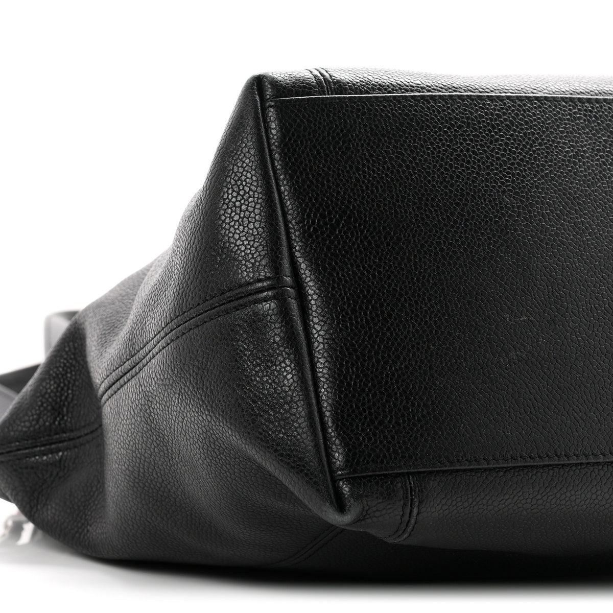 Chanel Caviar CC Shopper Tote Black 9 of 13