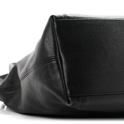 Chanel Caviar CC Shopper Tote Black 9 of 13