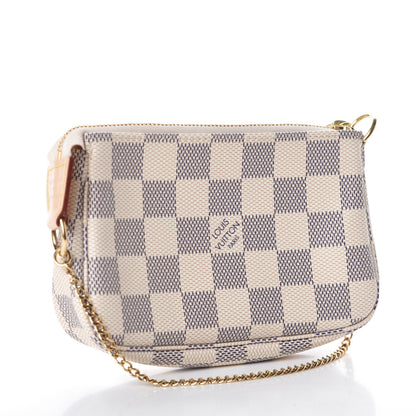 Louis Vuitton Damier Azur Mini Pochette Accessories 3 of 8