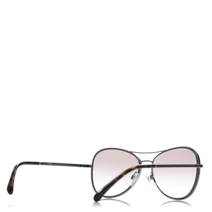 Chanel CC Pilot Sunglasses 2181-S Black 4 of 7