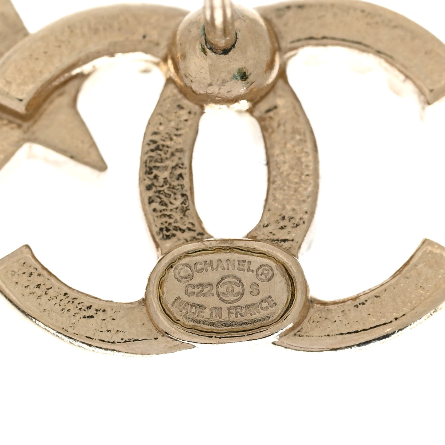 Crystal CC Starfall Earrings Gold