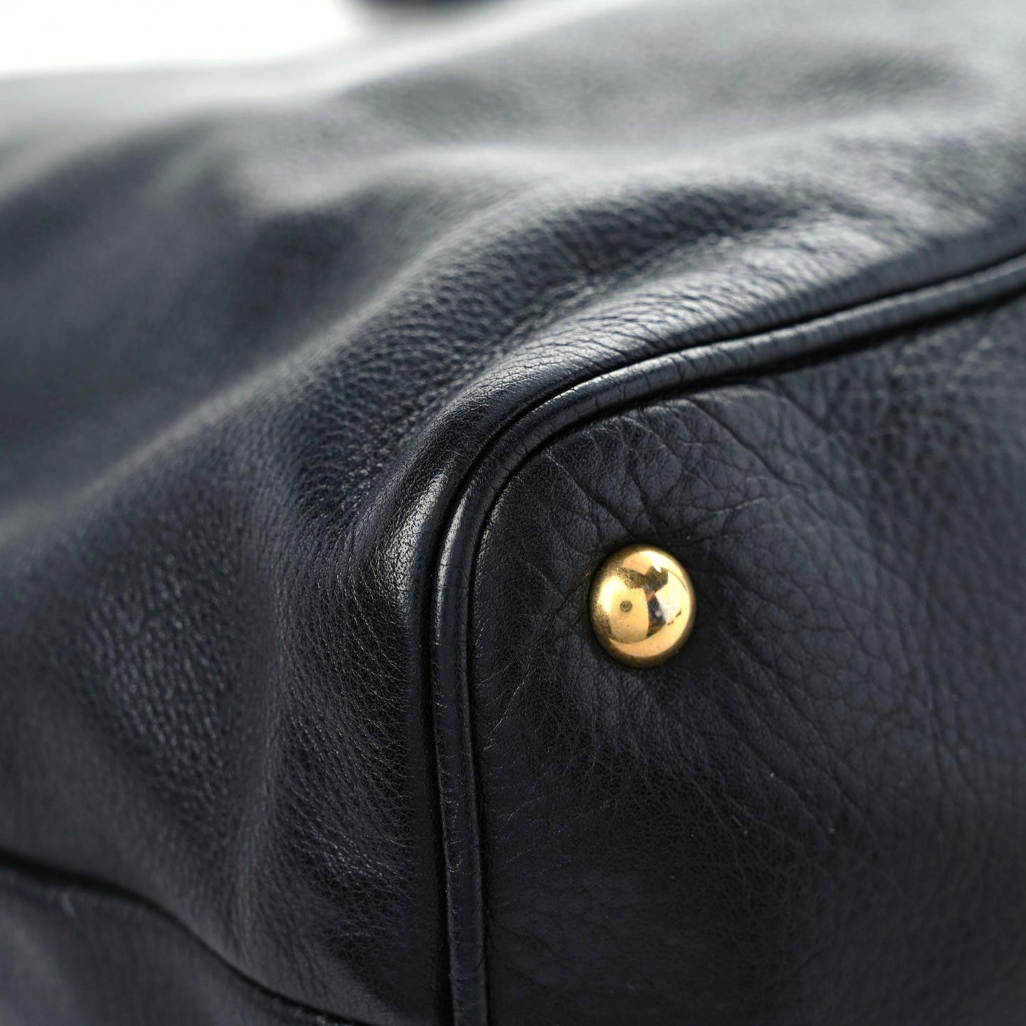 Calfskin Belle de Jour Cabas Tote Black