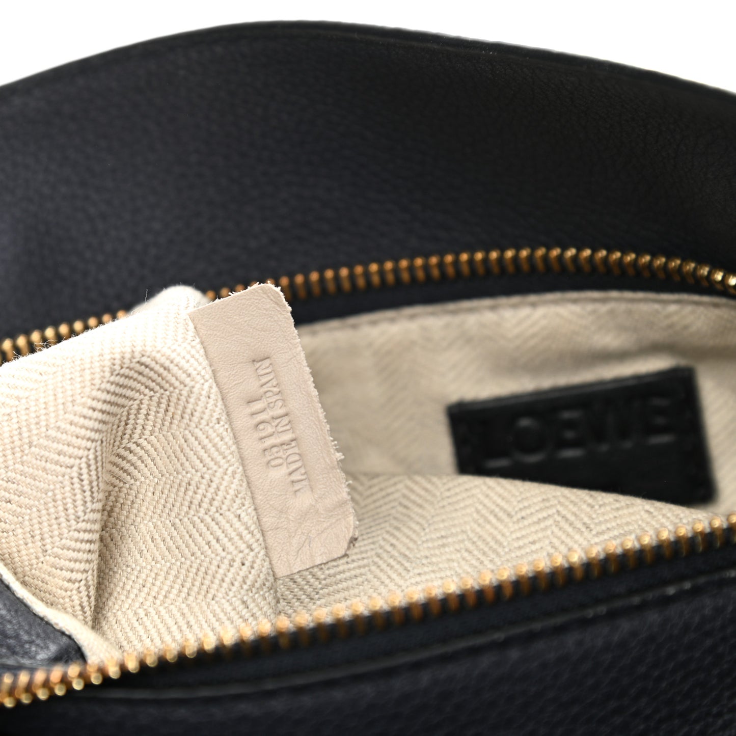 Calfskin Small Puzzle Bag Midnight Blue Black