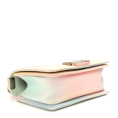 Chanel Caviar Quilted Small Rainbow Boy Flap Pink Multicolor 4 of 10