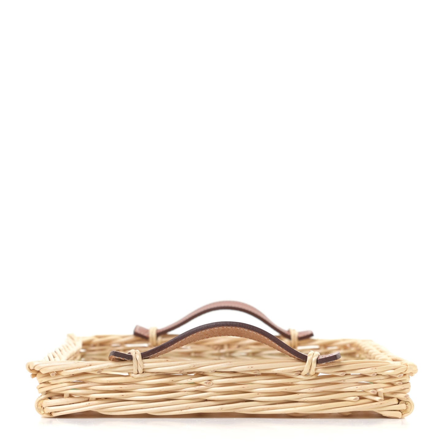Wicker Bridle Oseraie Tray Brique