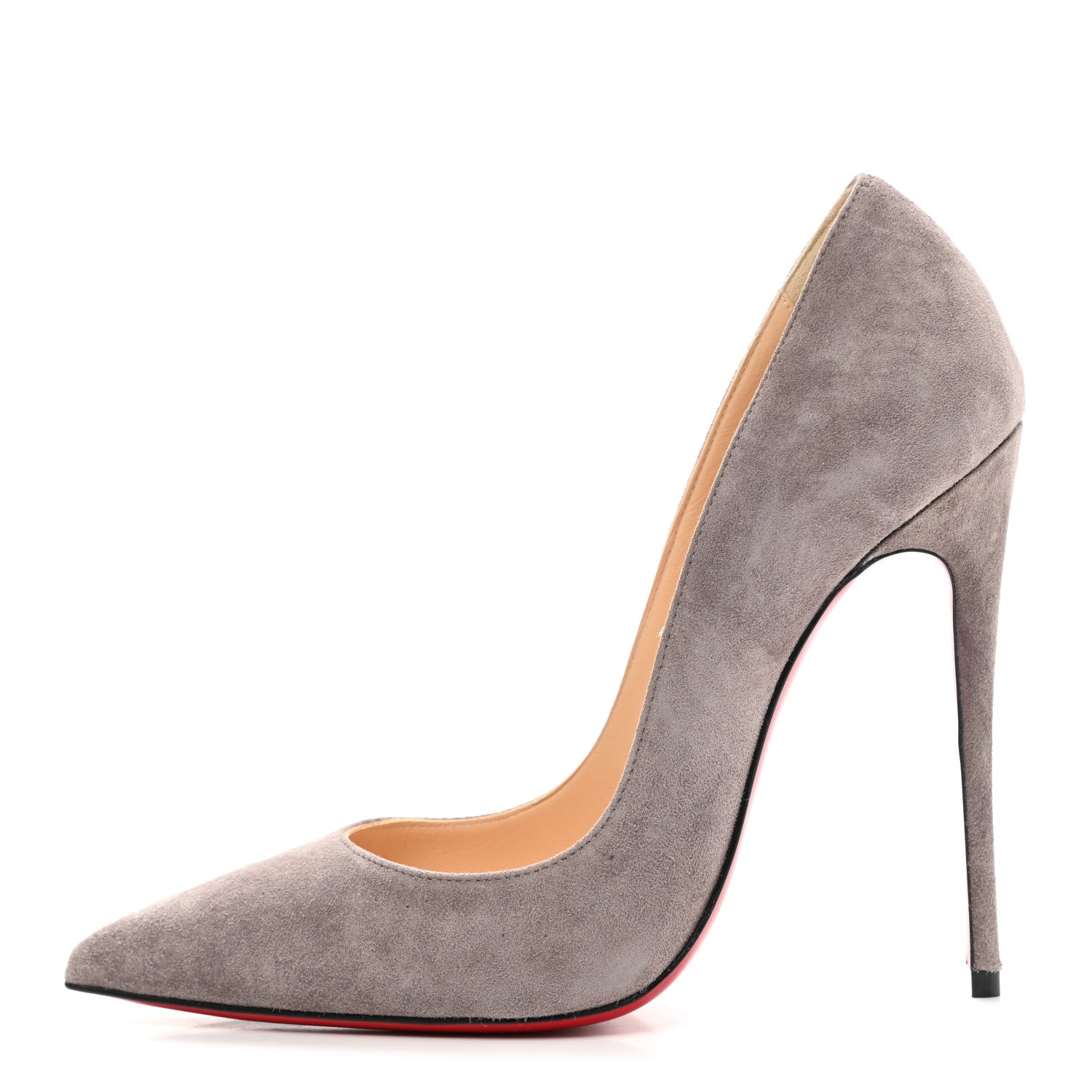 Christian Louboutin Veau Velours So Kate 120 Pumps 37 Storm 1 of 12