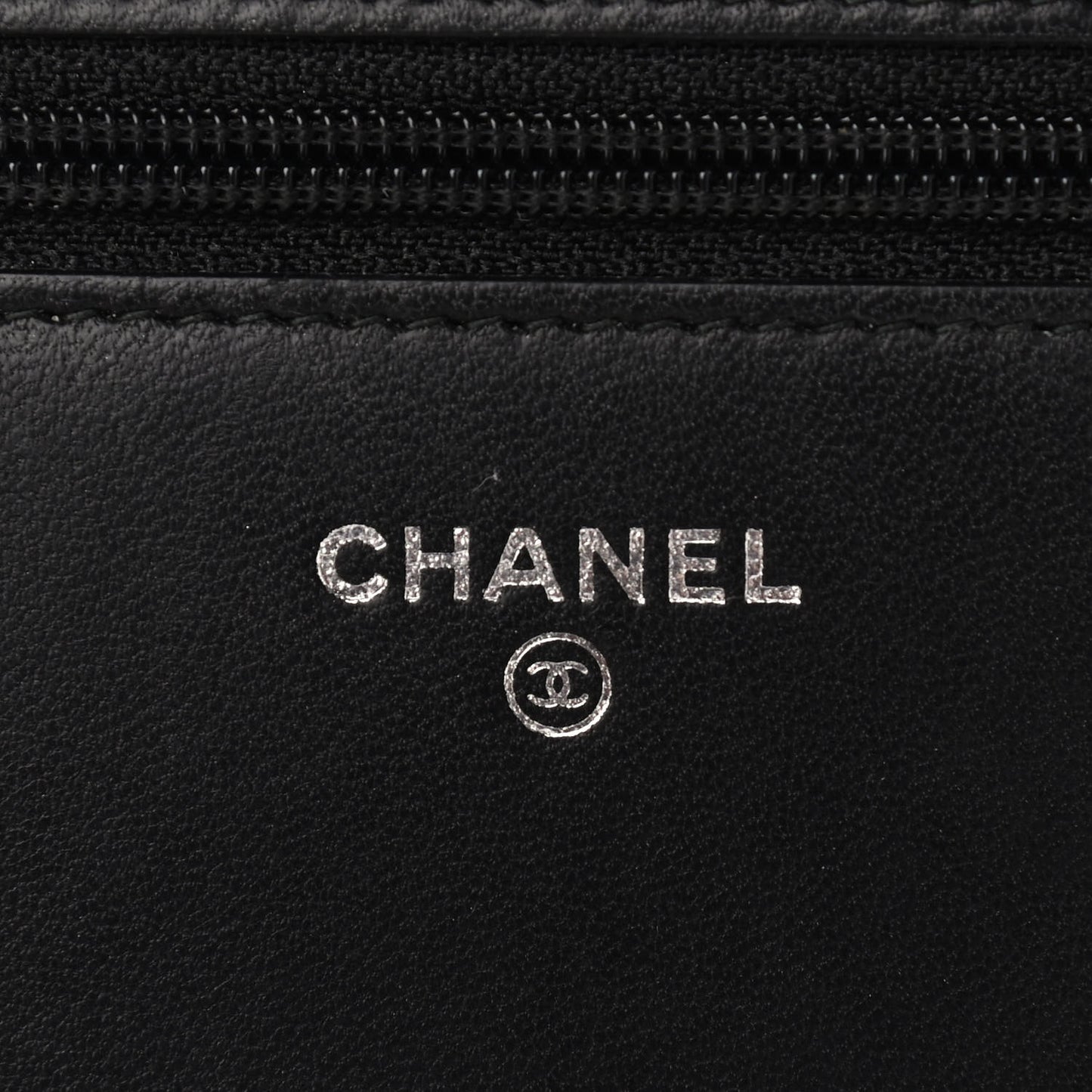 Lambskin Boy Wallet on Chain WOC So Black