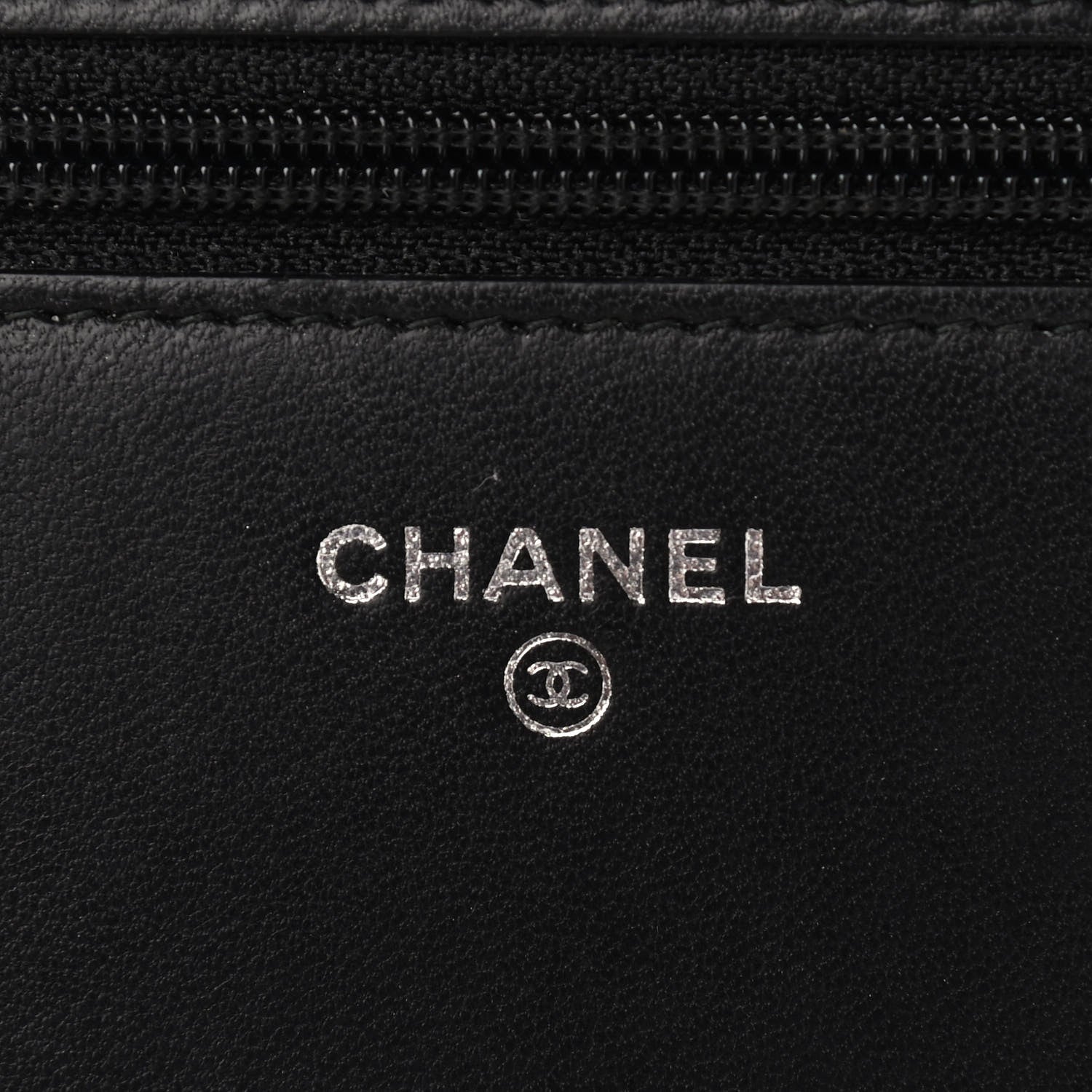 Chanel Lambskin Boy Wallet on Chain WOC So Black 6 of 17