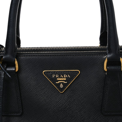 Prada Saffiano Lux Medium Galleria Double Zip Tote Black 8 of 11