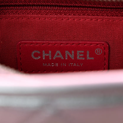 Chanel Iridescent Lambskin Calfskin Quilted Small Gabrielle Hobo Light Purple 6 of 13