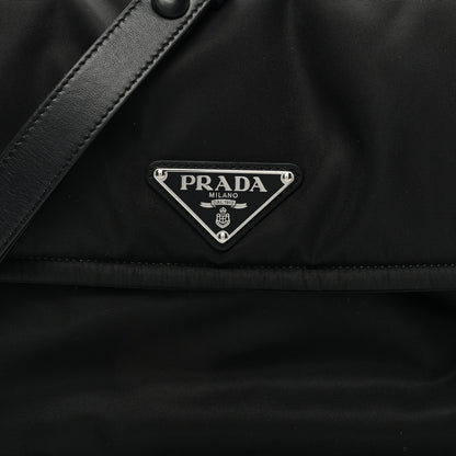 Prada Re-Nylon Vitello Padded Small Flap Shoulder Bag Black 7 of 9