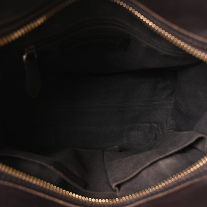 Burberry Haymarket Check Medium Minford Portrait Tote Chocolate 4 of 10