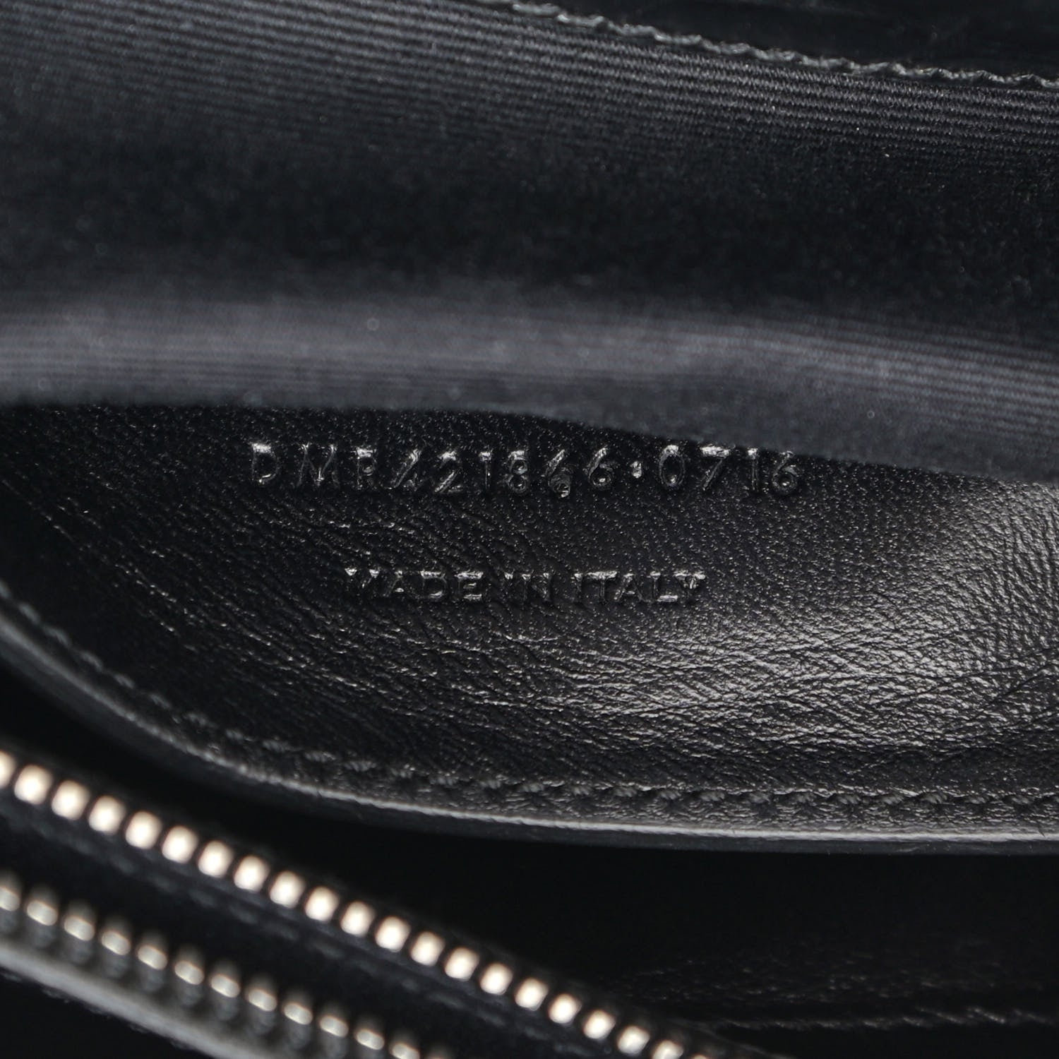 Saint Laurent Calfskin Crocodile Embossed Monogram Large College Satchel Black 8 of 12