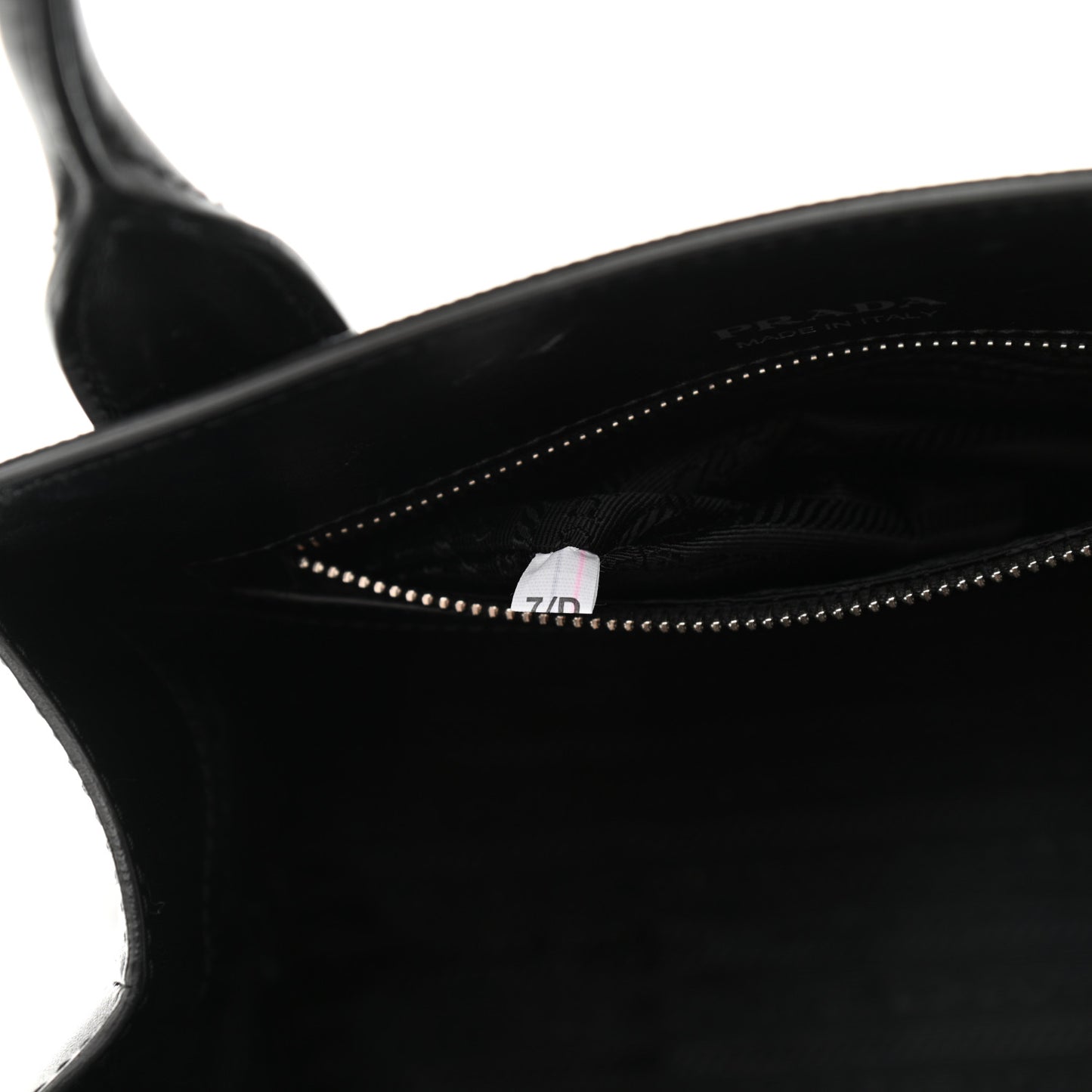 Saffiano Calfskin Top Handle Tote Black