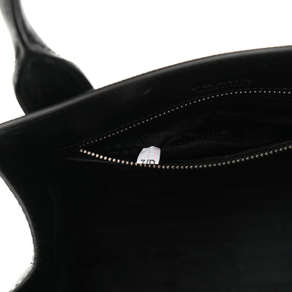 Prada Saffiano Calfskin Top Handle Tote Black 8 of 12