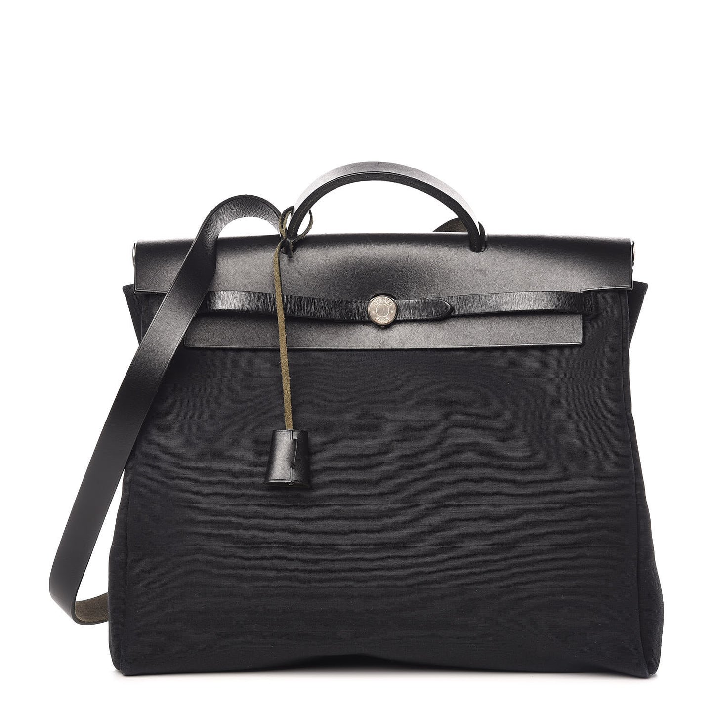Toile Vache Calfskin Herbag 40 GM Black