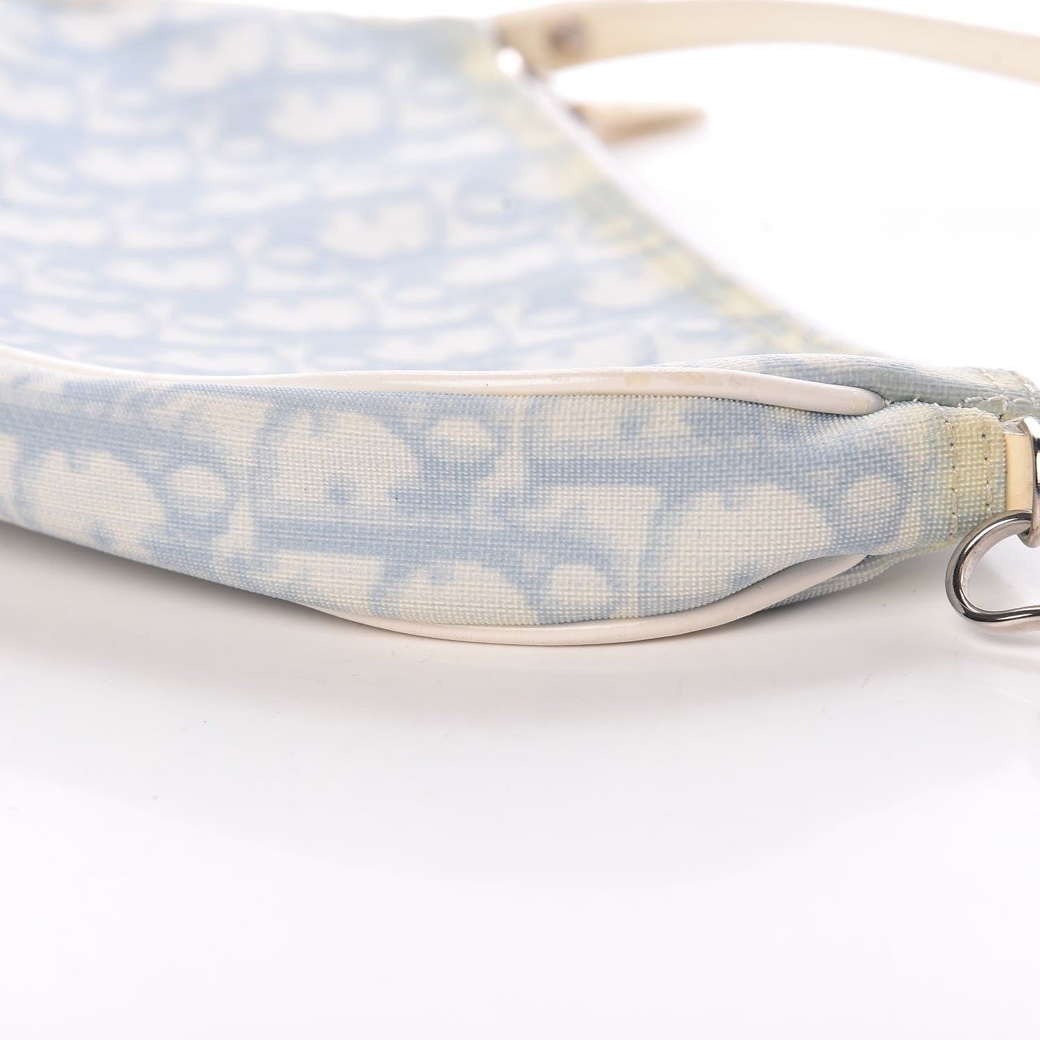 Christian Dior Monogram Mini Saddle Pochette Blue 10 of 13